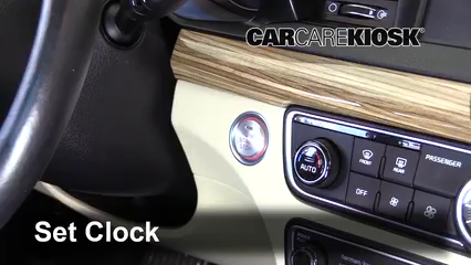 2017 Kia Cadenza Limited 3.3L V6 Horloge Régler l'horloge